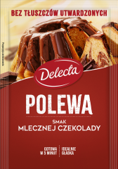 Polewa smak mlecznej czekolady twarda