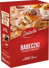 Babeczki nadziane płatkami czekolady