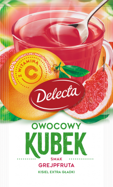 Owocowy kubek extra gładki smak grapefruitowy