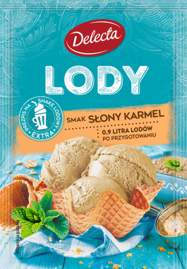 Lody smak słony karmel