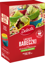 Łaciate babeczki belgijska czekolada&limonka