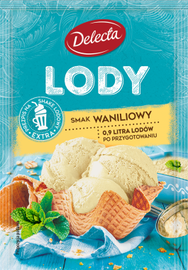 Lody smak waniliowy