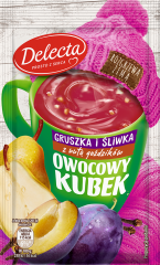 Owocowy kubek smak gruszki i śliwki z nutą goździków